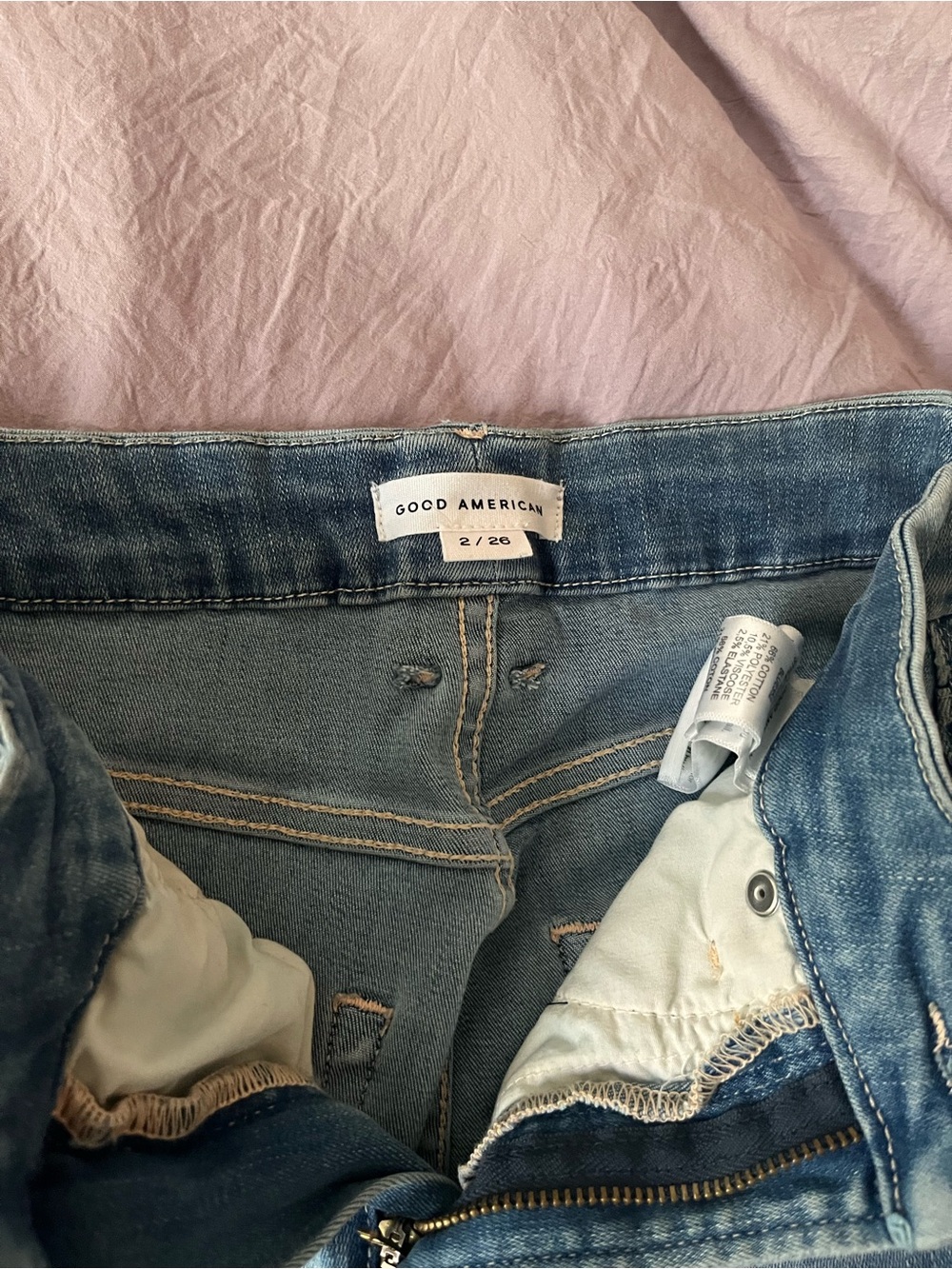 Good American Light Blue High-Rise Women’s Jeans